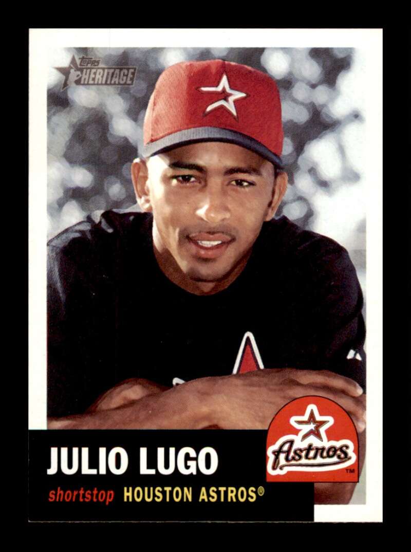 154 Julio Lugo - Houston Astros - 2002 Topps Heritage Baseball – Isolated  Cards