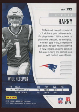 2019 Panini Absolute Blue Spectrum N'Keal Harry 