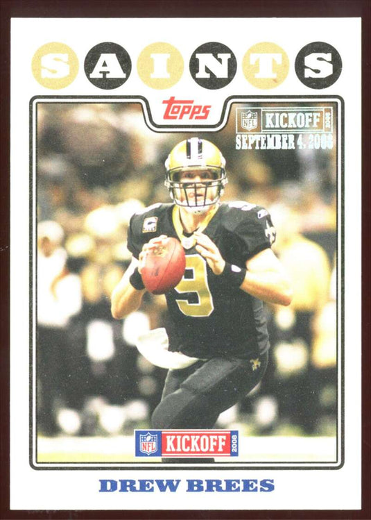 2008 Topps Kickoff Silver Holofoil Drew Brees 