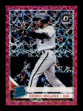 2019 Donruss Optic Pink Velocity Prizm Cedric Mullins 