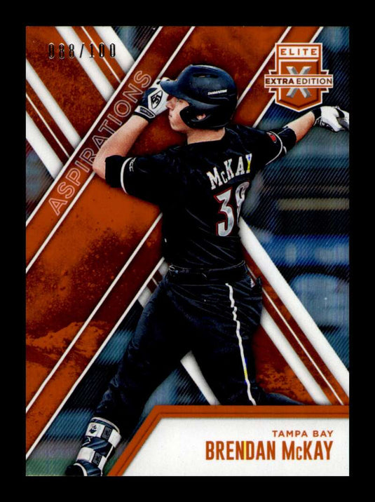 2017 Elite Extra Edition Aspirations Orange Brendan McKay 