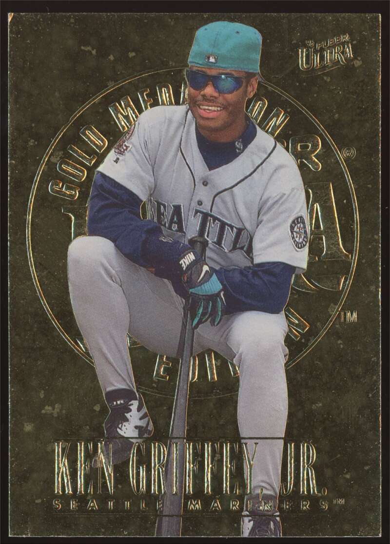 Load image into Gallery viewer, 1996 Fleer Ultra Gold Medallion Ken Griffey Jr #126 Seattle Mariners  Image 1

