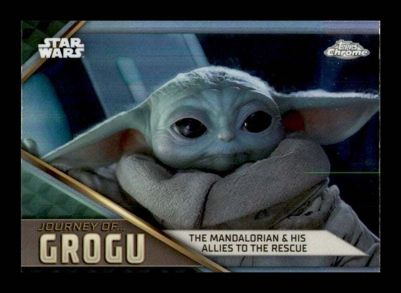 Load image into Gallery viewer, 2023 Topps Chrome Star Wars Journey of Grogu #JG-16 Baby Yoda Image 1
