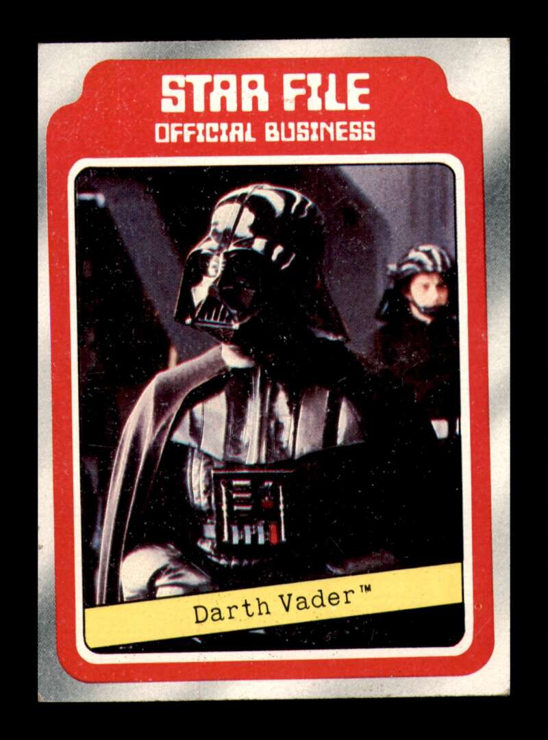 Load image into Gallery viewer, 1980 Topps Star Wars The Empire Strikes Back Darth Vader #10 Star File EX-EXMINT Image 1
