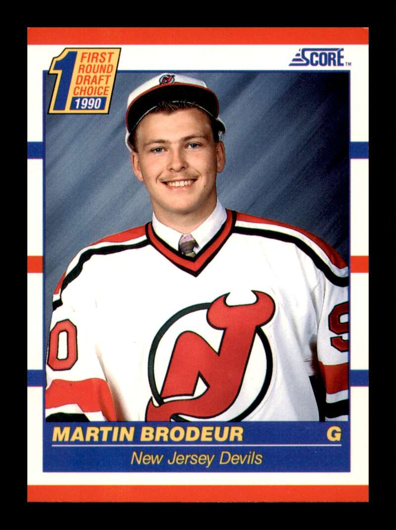 Load image into Gallery viewer, 1990-91 Score Martin Brodeur #439 New Jersey Devils Rookie RC  Image 1
