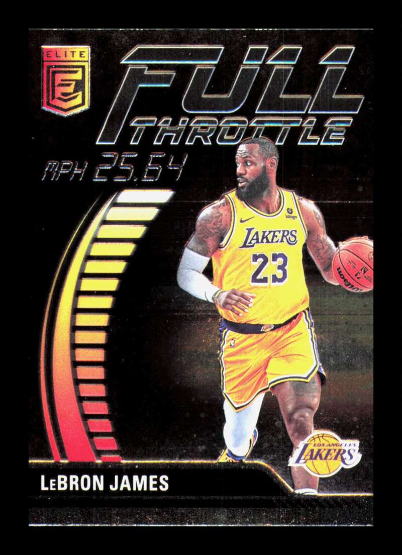 Load image into Gallery viewer, 2023-24 Donruss Elite Full Throttle LeBron James #7 Los Angeles Lakers  Image 1
