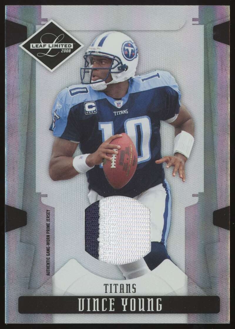 Load image into Gallery viewer, 2008 Leaf Limited Threads Prime Vince Young #95 Tennessee Titans Patch Relic /25  Image 1
