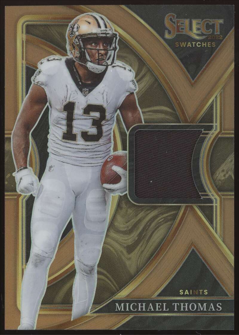 Load image into Gallery viewer, 2022 Panini Select Swatches Copper Prizm Michael Thomas #SS-41 New Orleans Saints Patch Relic /49  Image 1
