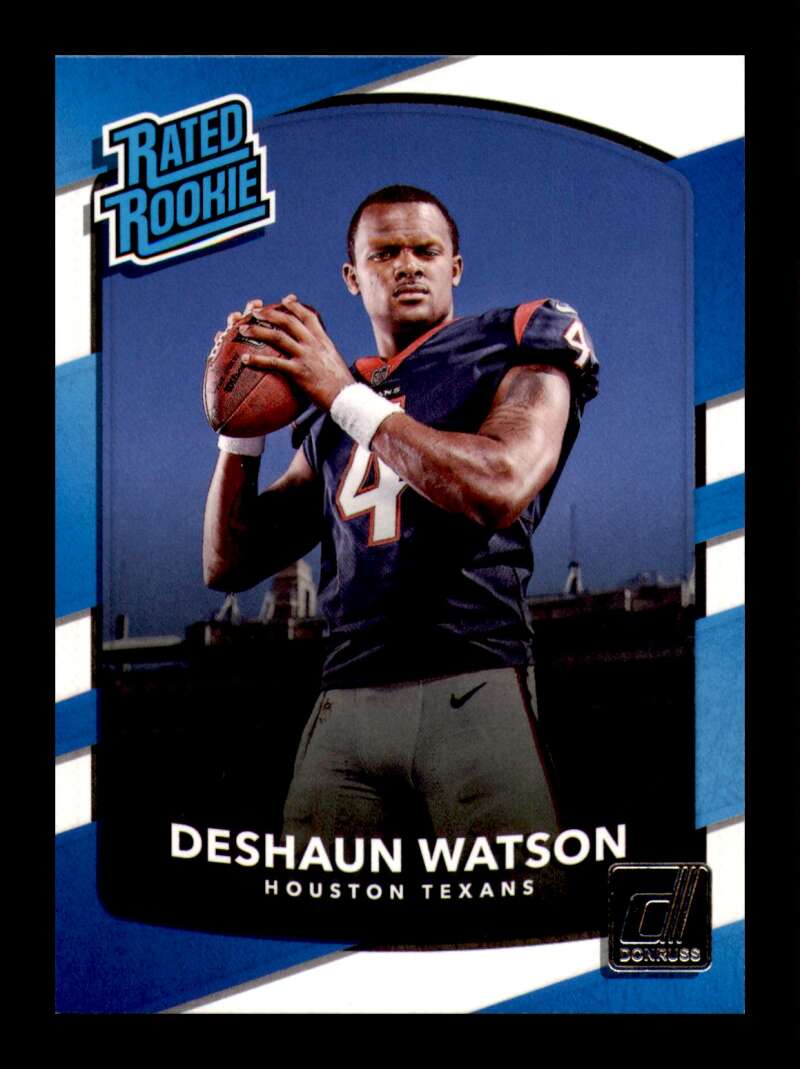 Load image into Gallery viewer, 2017 Donruss Deshaun Watson #345 Houston Texans Rookie RC Image 1
