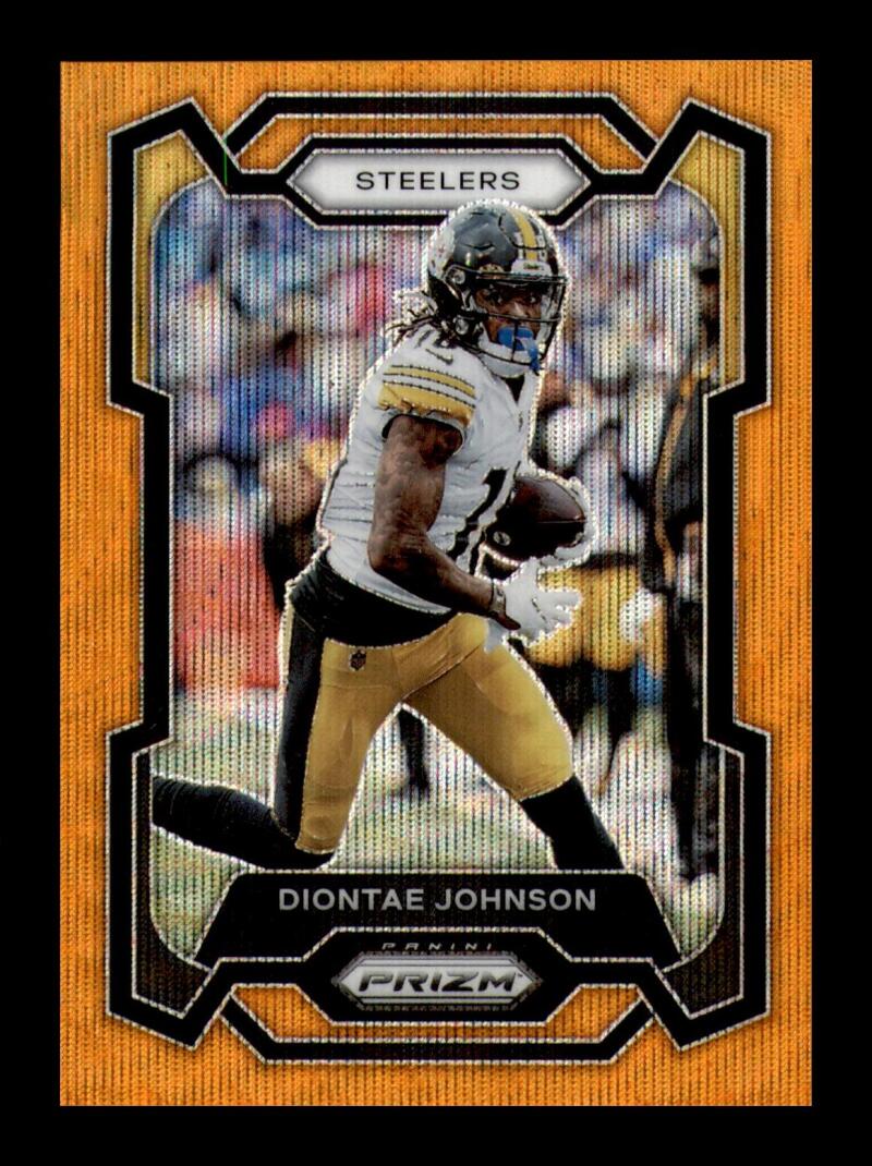 Load image into Gallery viewer, 2023 Panini Prizm Orange Wave Prizm Diontae Johnson #247 Pittsburgh Steelers /60  Image 1
