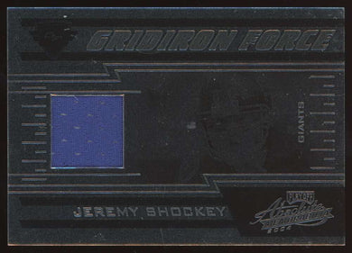 2004 Playoff Absolute Gridiron Force Silver Jeremy Shockey 