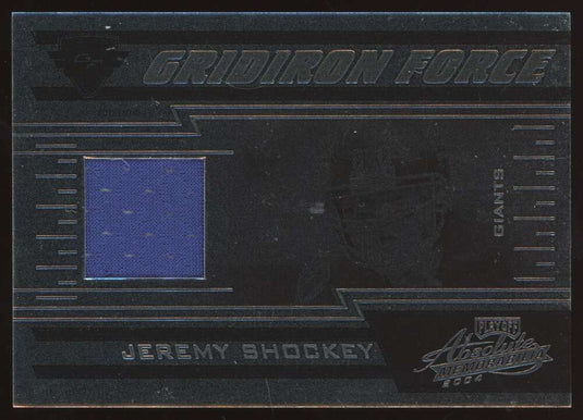 2004 Playoff Absolute Gridiron Force Silver Jeremy Shockey