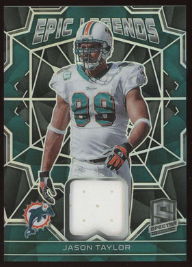 2022 Panini Spectra Epic Legends Jason Taylor 