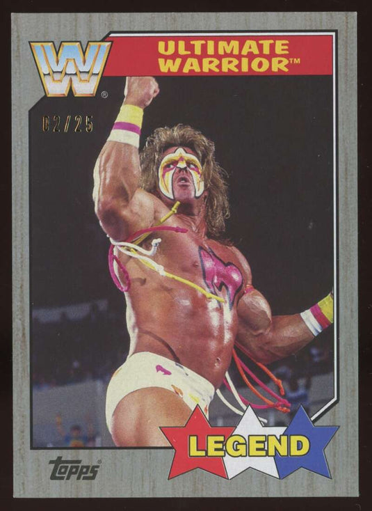 2017 Topps Heritage WWE Silver Ultimate Warrior 