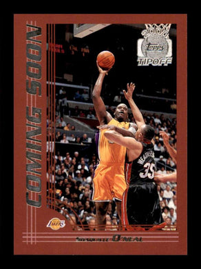 2000-01 Topps Tipoff Shaquille O'Neal 