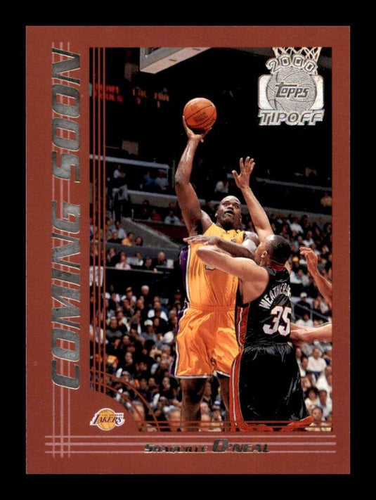 2000-01 Topps Tipoff Shaquille O'Neal 