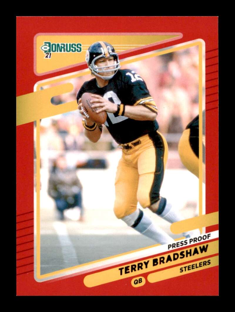 Load image into Gallery viewer, 2021 Donruss Press Proof Red Terry Bradshaw #23 Pittsburgh Steelers  Image 1
