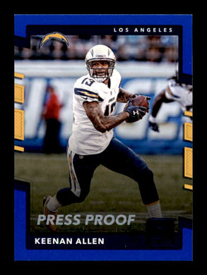 2017 Donruss Press Proof Blue Keenan Allen 