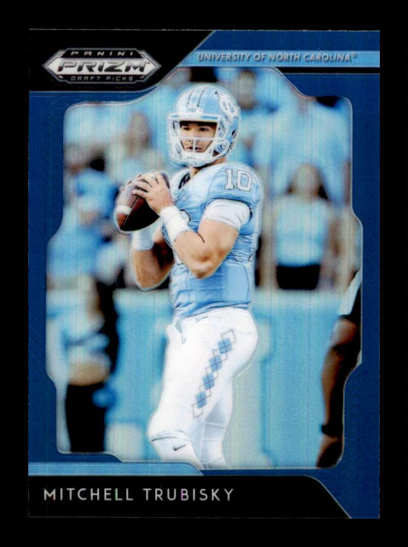 Load image into Gallery viewer, 2019 Panini Prizm Draft Blue Prizm Mitchell Trubisky #68 North Carolina Tar Heels  Image 1
