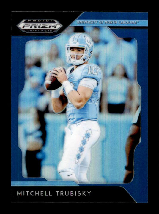 2019 Panini Prizm Draft Blue Prizm Mitchell Trubisky 