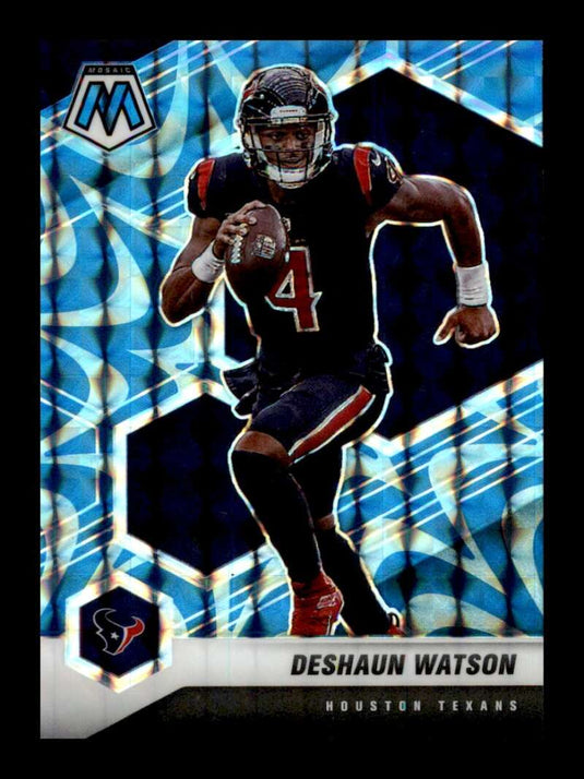 2021 Panini Mosaic Reactive Blue Prizm Deshaun Watson