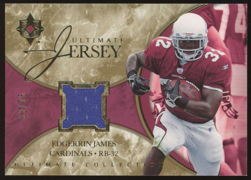 Load image into Gallery viewer, 2006 Upper Deck Ultimate Collection Ultimate Jersey Edgerrin James #UL-EJ Patch Relic /75 Image 1
