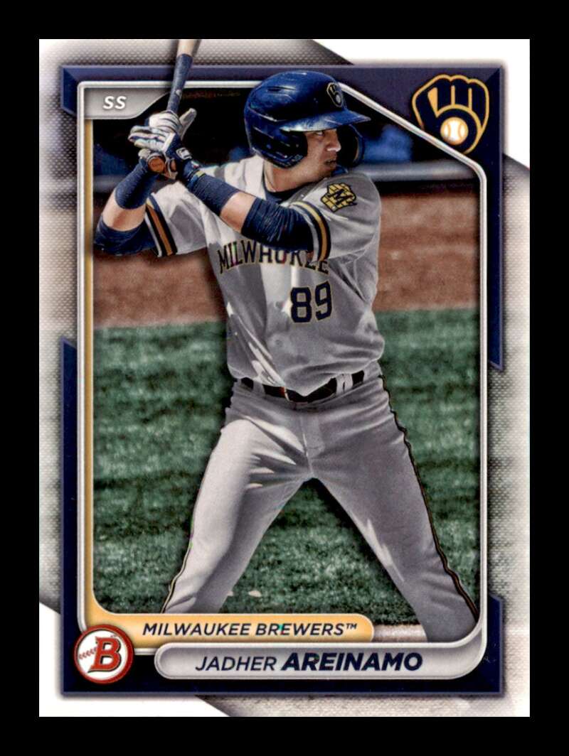 Load image into Gallery viewer, 2024 Bowman Jadher Areinamo #BP-2 Milwaukee Brewers Rookie RC Image 1
