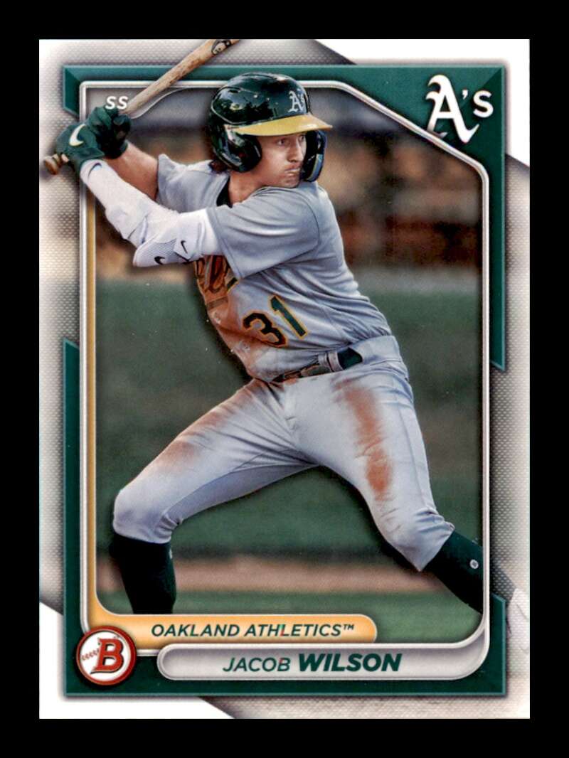 Load image into Gallery viewer, 2024 Bowman Jacob Wilson #BP-3 Oakland Athletics Rookie RC Image 1
