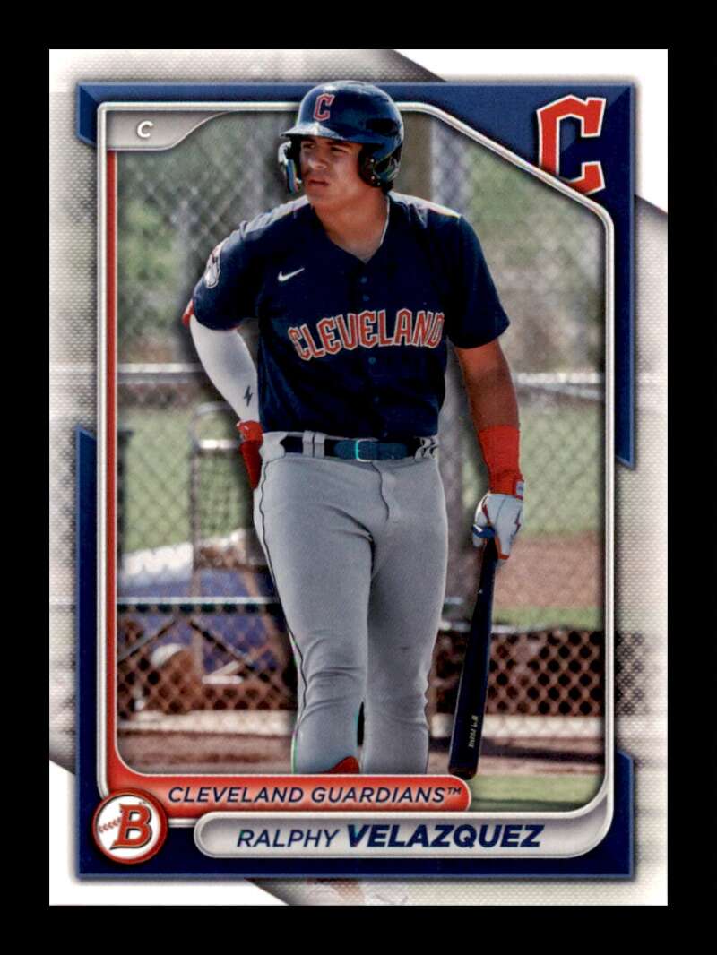 Load image into Gallery viewer, 2024 Bowman Ralphy Velazquez #BP-29 Cleveland Guardians Rookie RC Image 1
