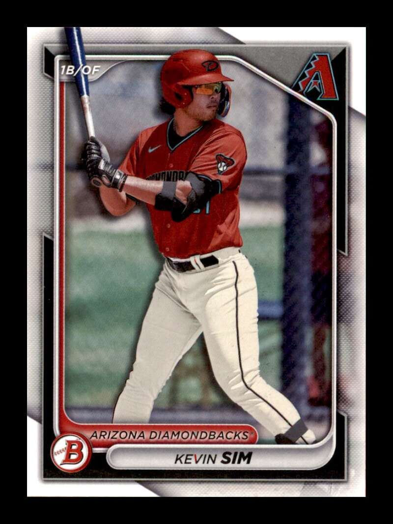 Load image into Gallery viewer, 2024 Bowman Kevin Sim #BP-34 Arizona Diamondbacks Rookie RC Image 1
