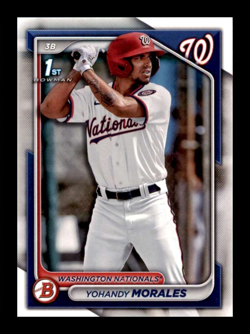 Load image into Gallery viewer, 2024 Bowman Yohandy Morales #BP-52 Washington Nationals Rookie RC Image 1
