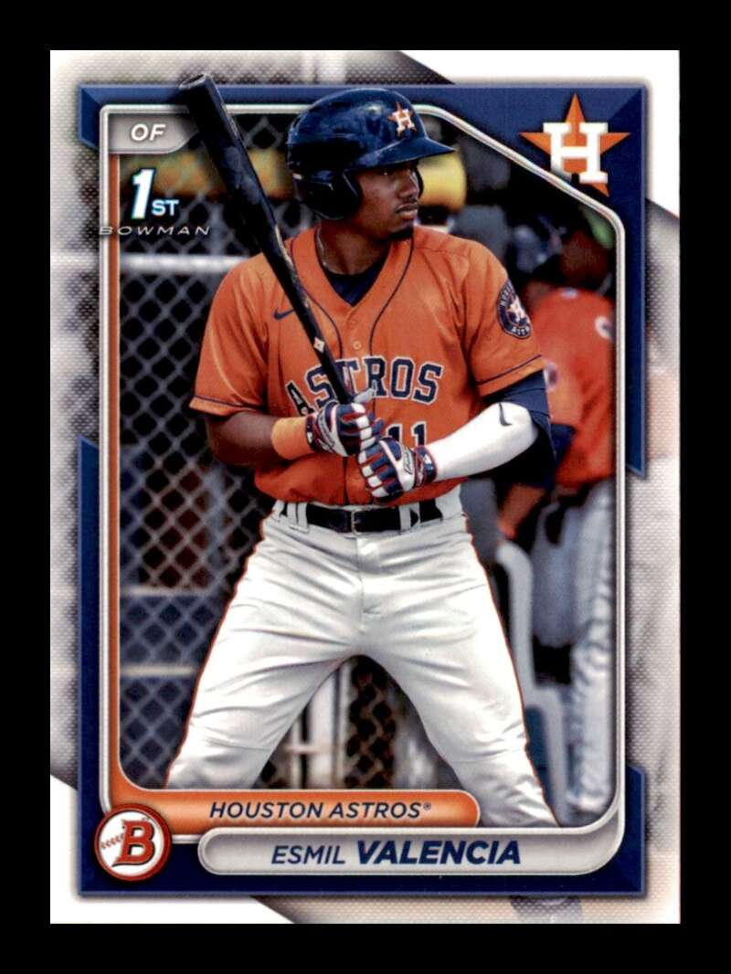 Load image into Gallery viewer, 2024 Bowman Esmil Valencia #BP-75 Houston Astros Rookie RC Image 1
