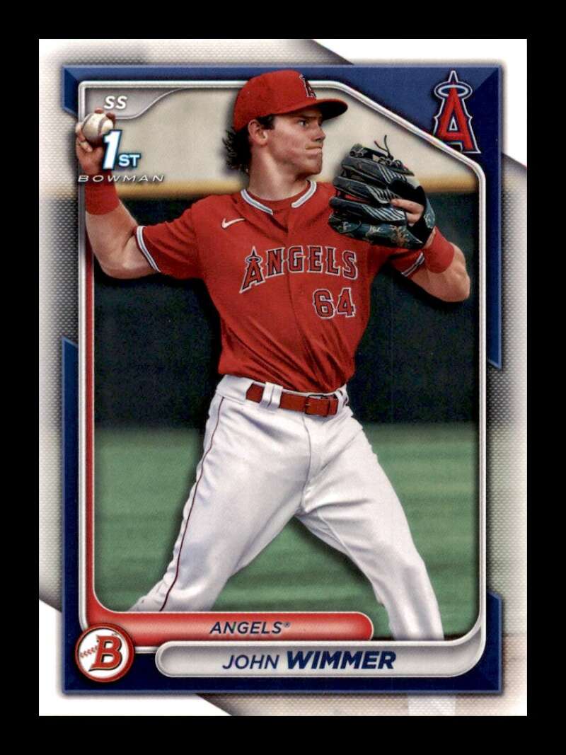 Load image into Gallery viewer, 2024 Bowman John Wimmer #BP-78 Los Angeles Angels Rookie RC Image 1
