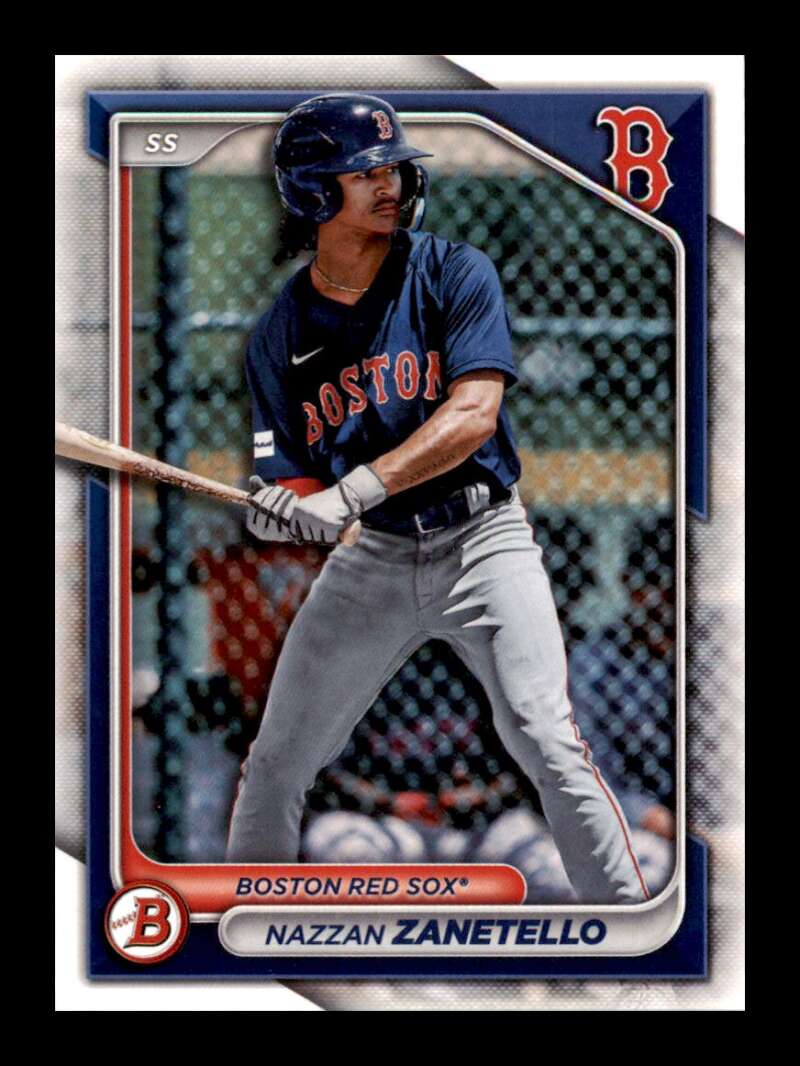 Load image into Gallery viewer, 2024 Bowman Nazzan Zanetello #BP-88 Boston Red Sox Rookie RC Image 1
