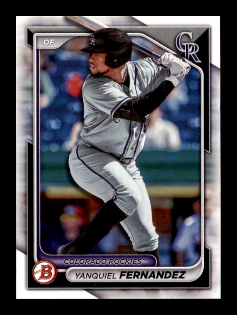 Load image into Gallery viewer, 2024 Bowman Yanquiel Fernandez #BP-90 Colorado Rockies Rookie RC Image 1
