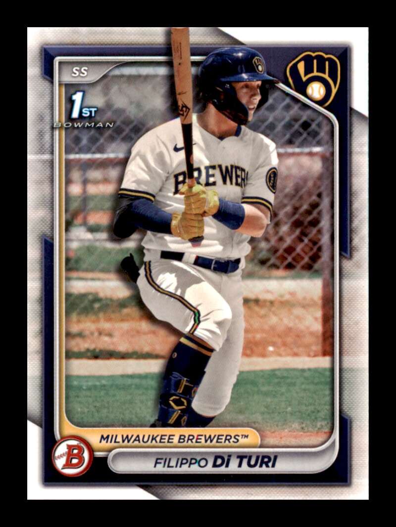 Load image into Gallery viewer, 2024 Bowman Filippo Di Turi #BP-101 Milwaukee Brewers Rookie RC Image 1
