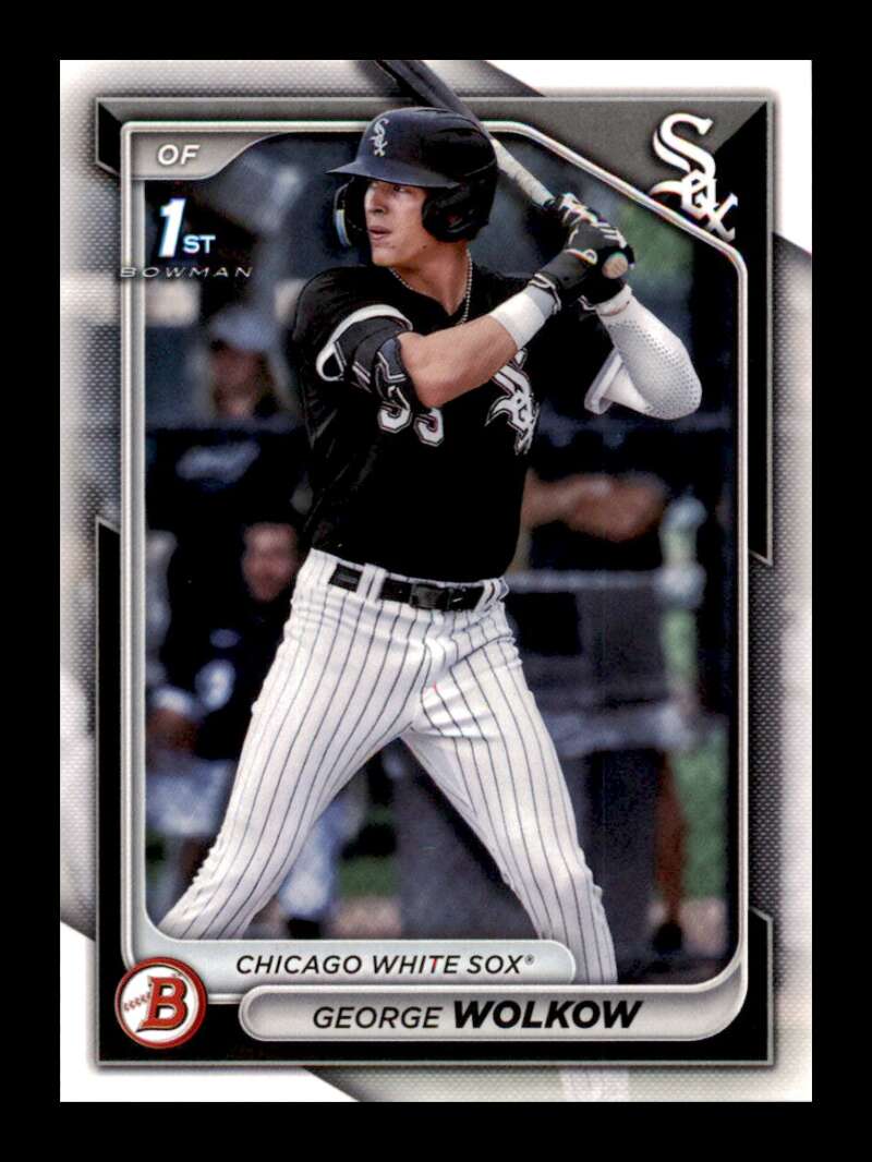 Load image into Gallery viewer, 2024 Bowman George Wolkow #BP-144 Chicago White Sox Rookie RC Image 1
