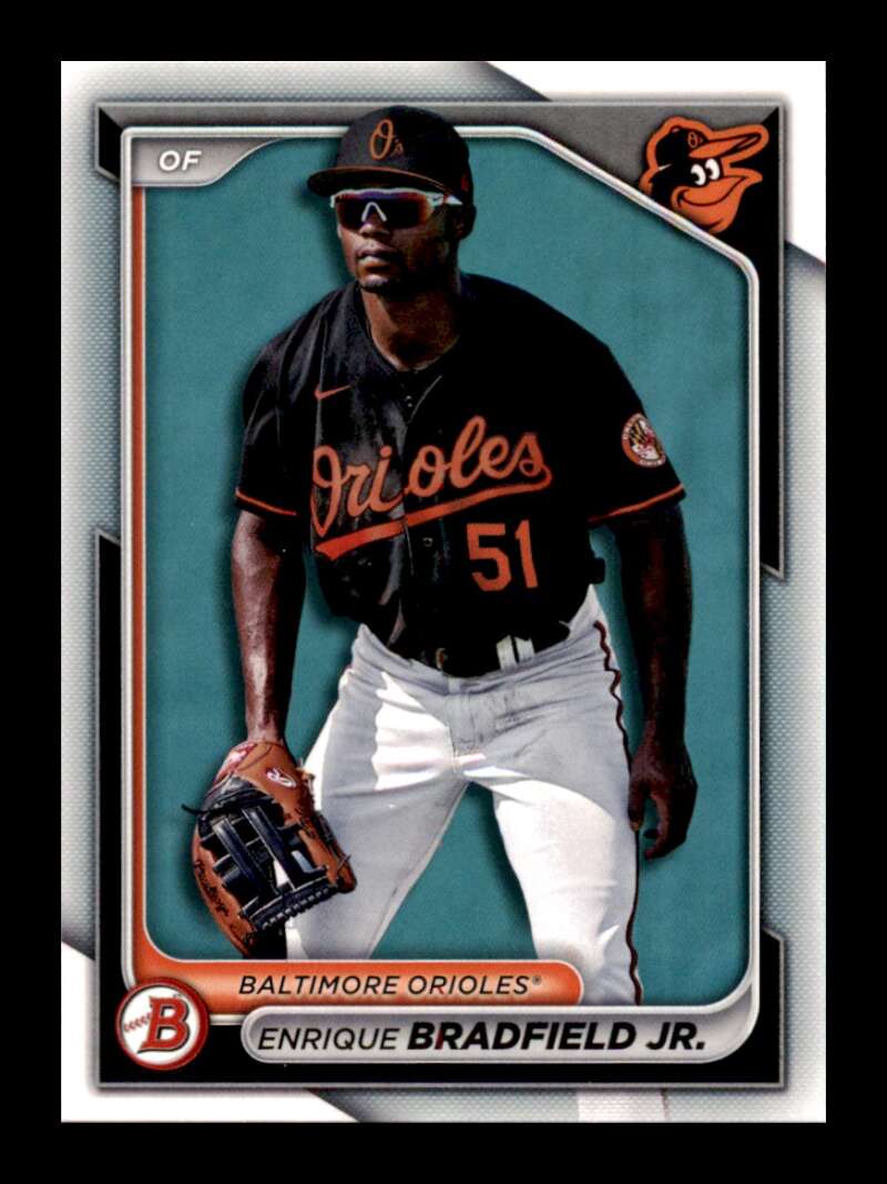 Load image into Gallery viewer, 2024 Bowman Enrique Bradfield Jr #BP-149 Baltimore Orioles Rookie RC Image 1
