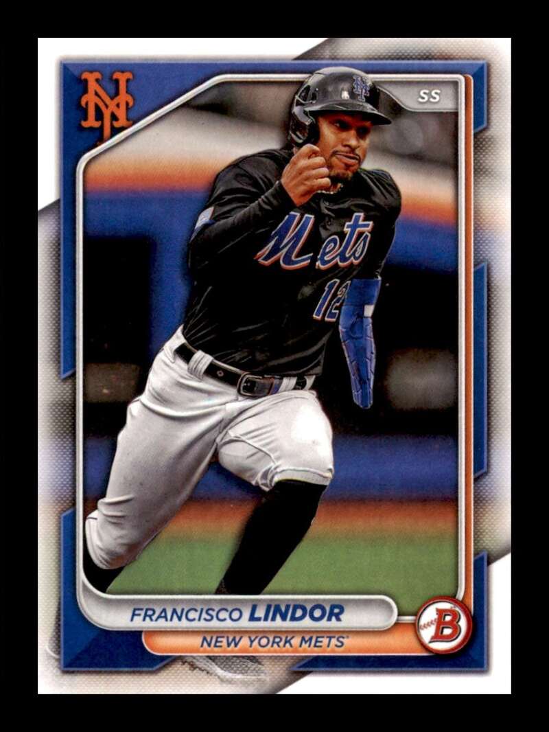 Load image into Gallery viewer, 2024 Bowman Francisco Lindor #38 New York Mets  Image 1
