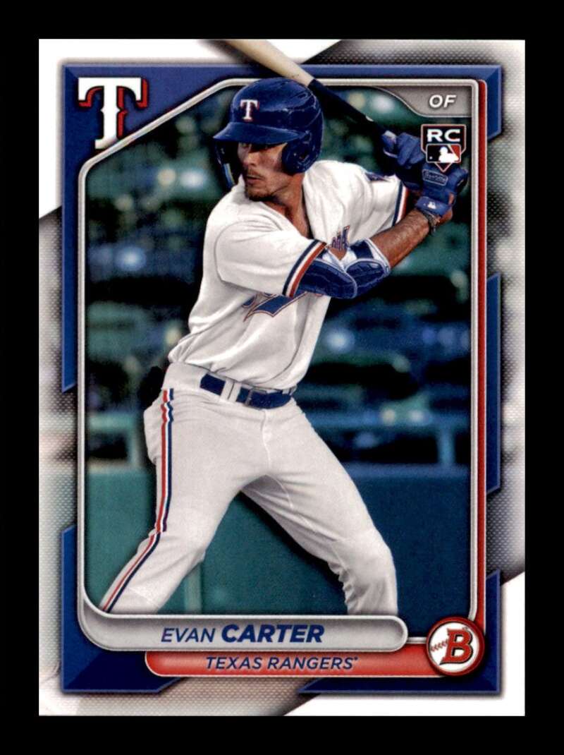 Load image into Gallery viewer, 2024 Bowman Evan Carter #46 Texas Rangers Rookie RC  Image 1
