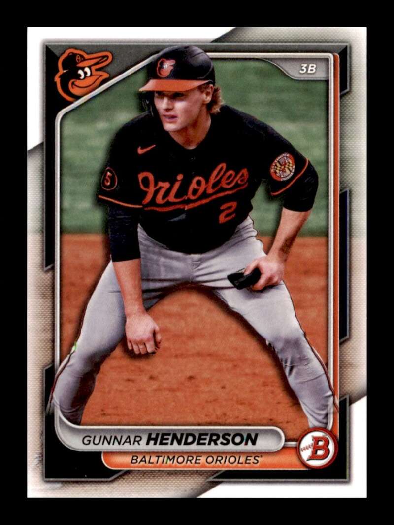 Load image into Gallery viewer, 2024 Bowman Gunnar Henderson #49 Baltimore Orioles  Image 1
