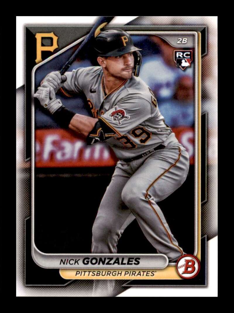 Load image into Gallery viewer, 2024 Bowman Nick Gonzales #62 Pittsburgh Pirates Rookie RC  Image 1

