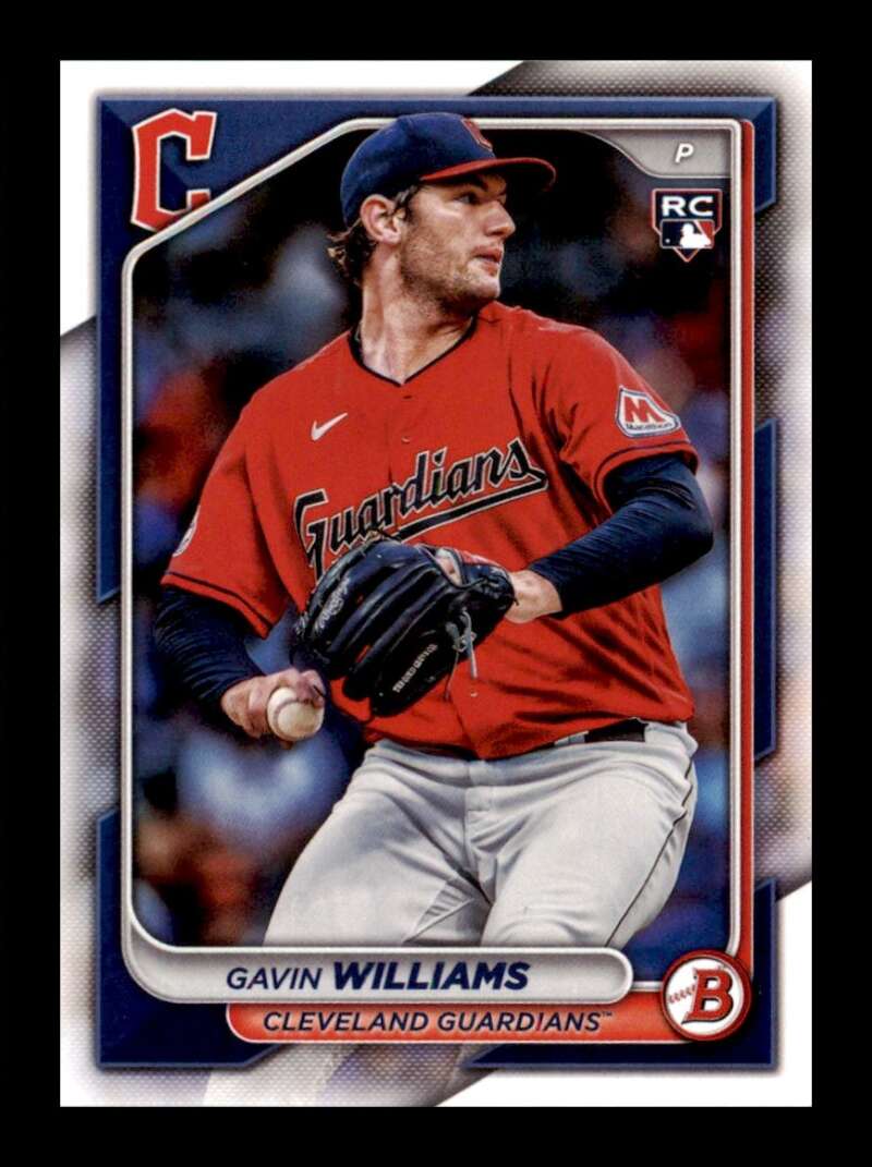 Load image into Gallery viewer, 2024 Bowman Gavin Williams #66 Cleveland Guardians Rookie RC  Image 1
