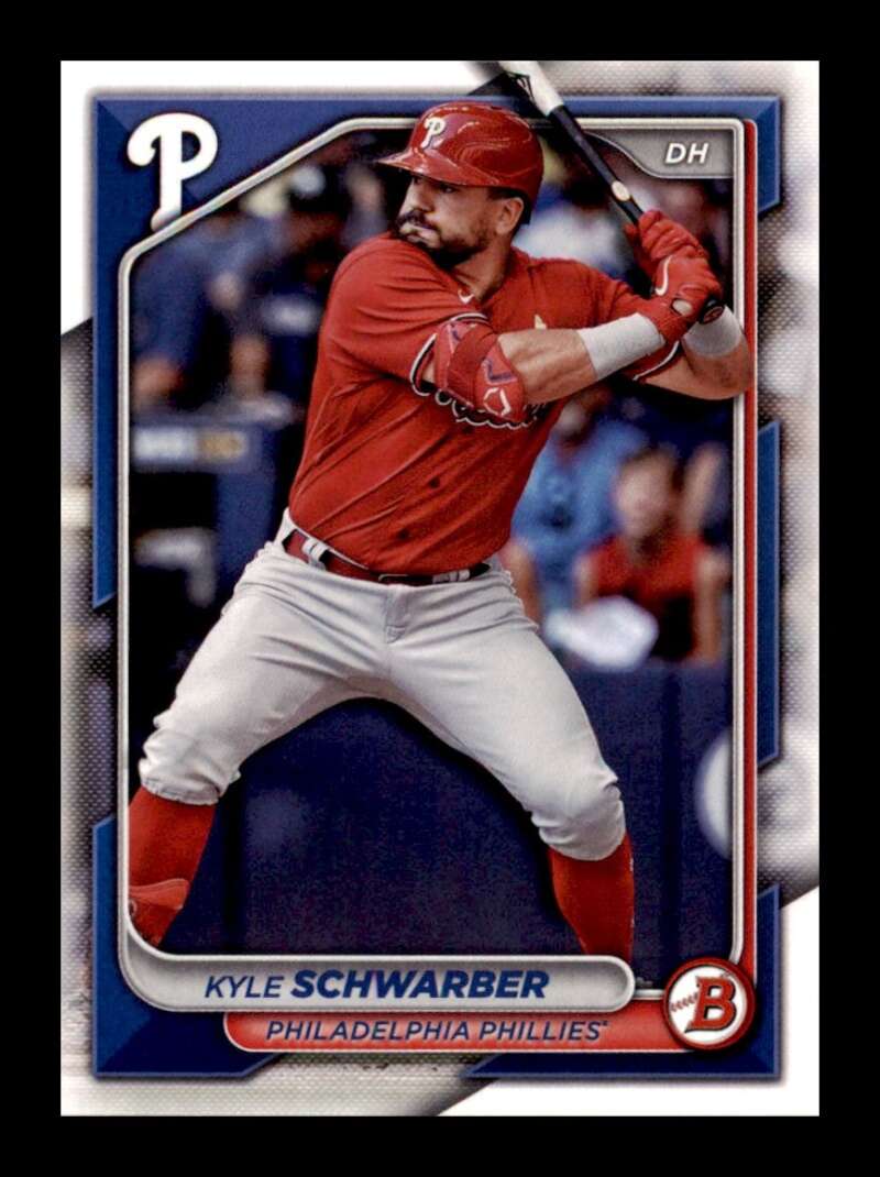 Load image into Gallery viewer, 2024 Bowman Kyle Schwarber #89 Philadelphia Phillies  Image 1
