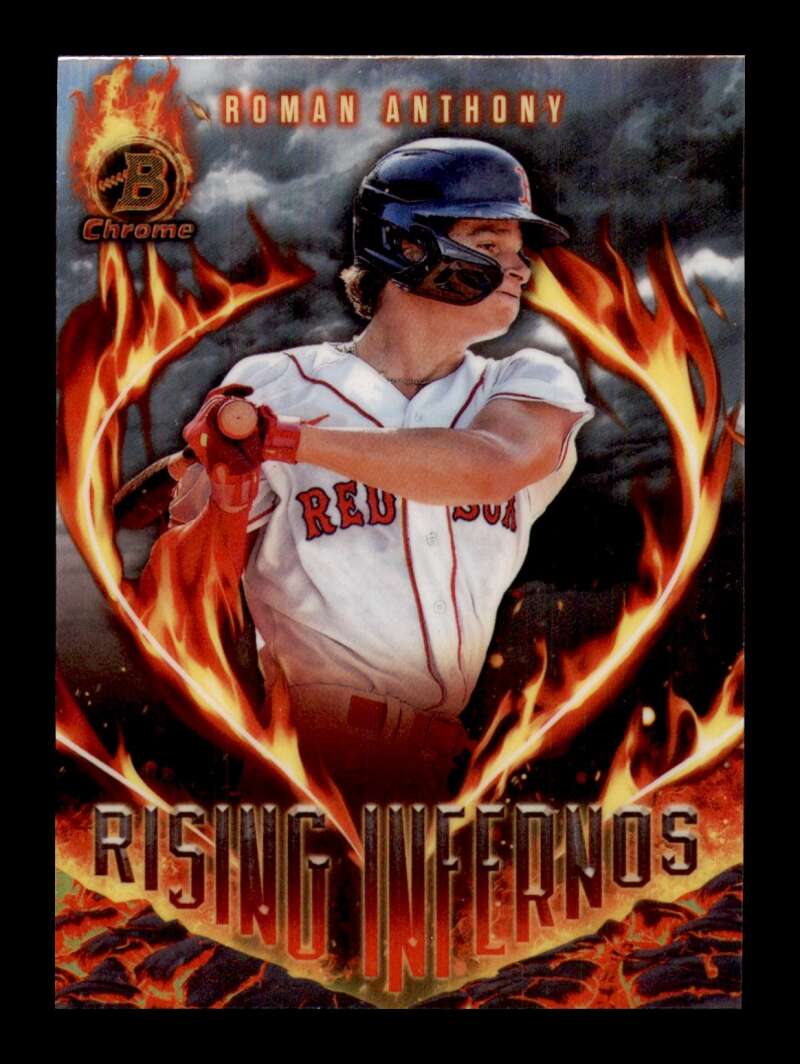 Load image into Gallery viewer, 2024 Bowman Rising Infernos Roman Anthony #RI-18 Boston Red Sox Rookie RC  Image 1
