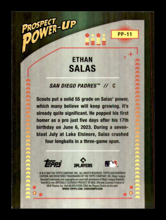 2024 Bowman Prospect Power-Up Ethan Salas 