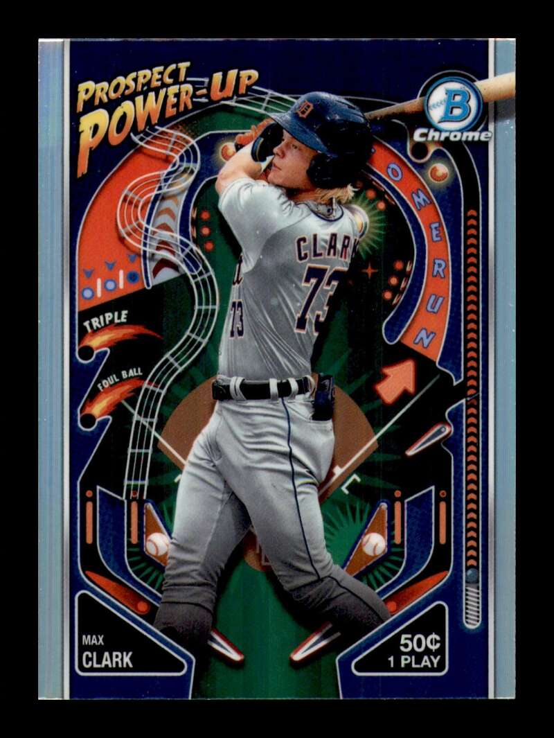 Load image into Gallery viewer, 2024 Bowman Prospect Power-Up Max Clark #PP-12 Detroit Tigers Image 1
