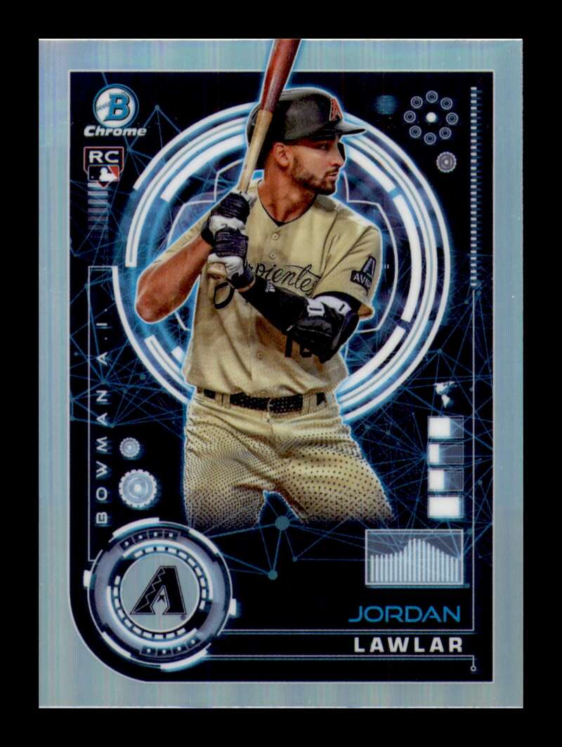 Load image into Gallery viewer, 2024 Bowman AI Jordan Lawlar #BAI-5 Arizona Diamondbacks Rookie RC Image 1
