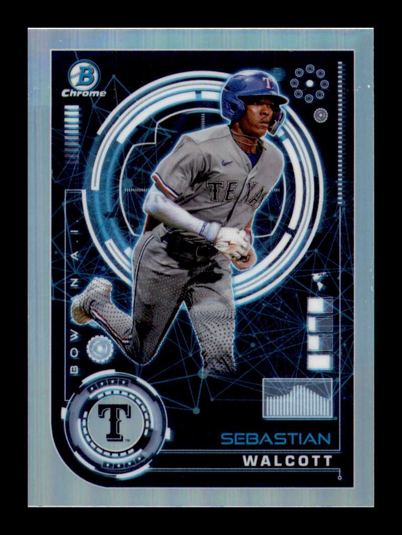 Load image into Gallery viewer, 2024 Bowman AI Sebastian Walcott #BAI-12 Texas Rangers Image 1
