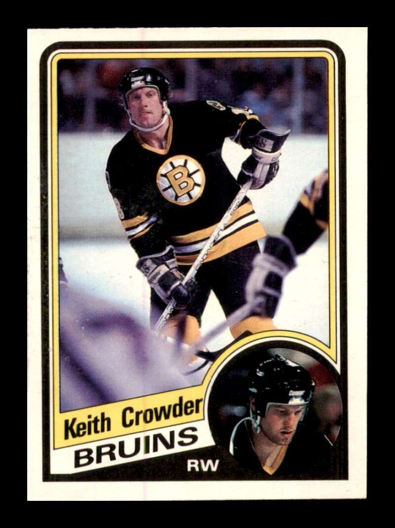 Load image into Gallery viewer, 1984-85 O-Pee-Chee Keith Crowder #2 Boston Bruins NM Near Mint Image 1
